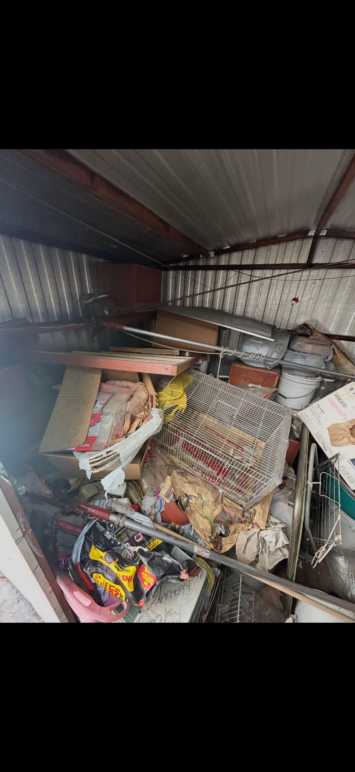 Shed Cleanout Goes From Buried in Junk to Completely Empty image