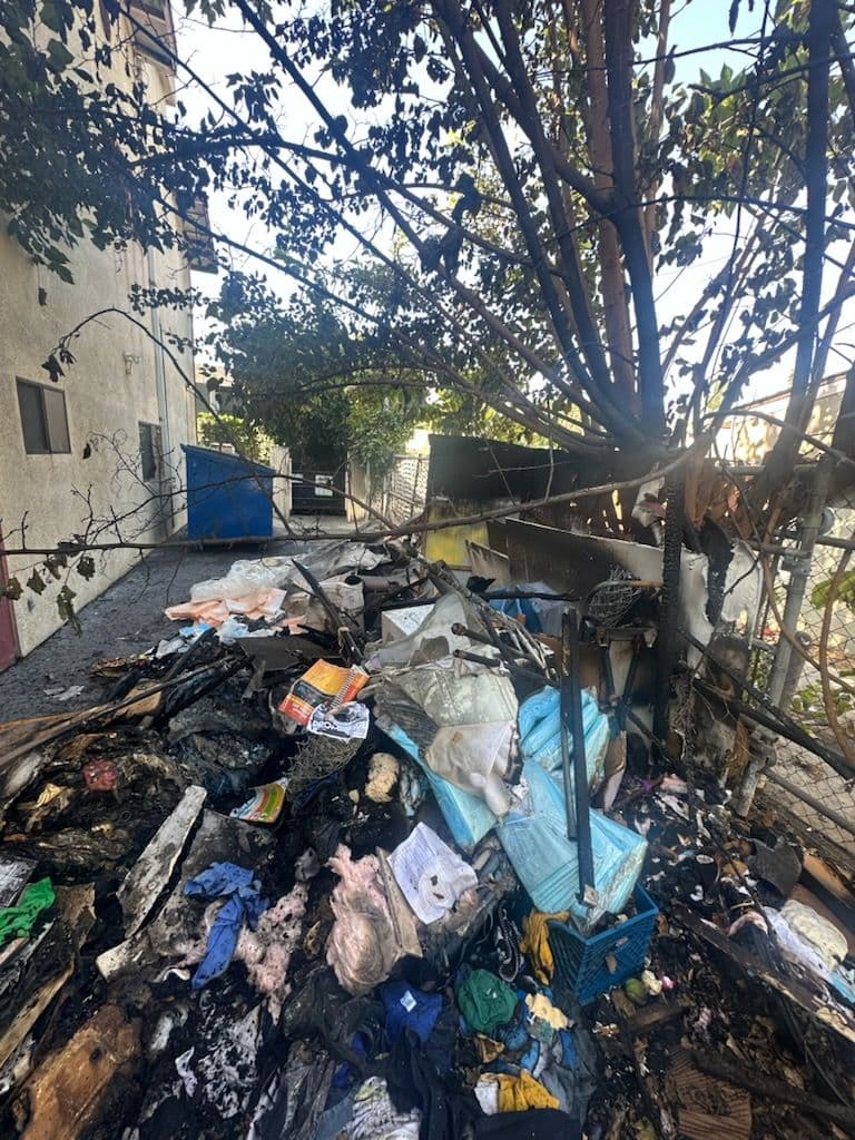 Gallery photos for Junk Removal Transforms Long Beach Alley: Image #1