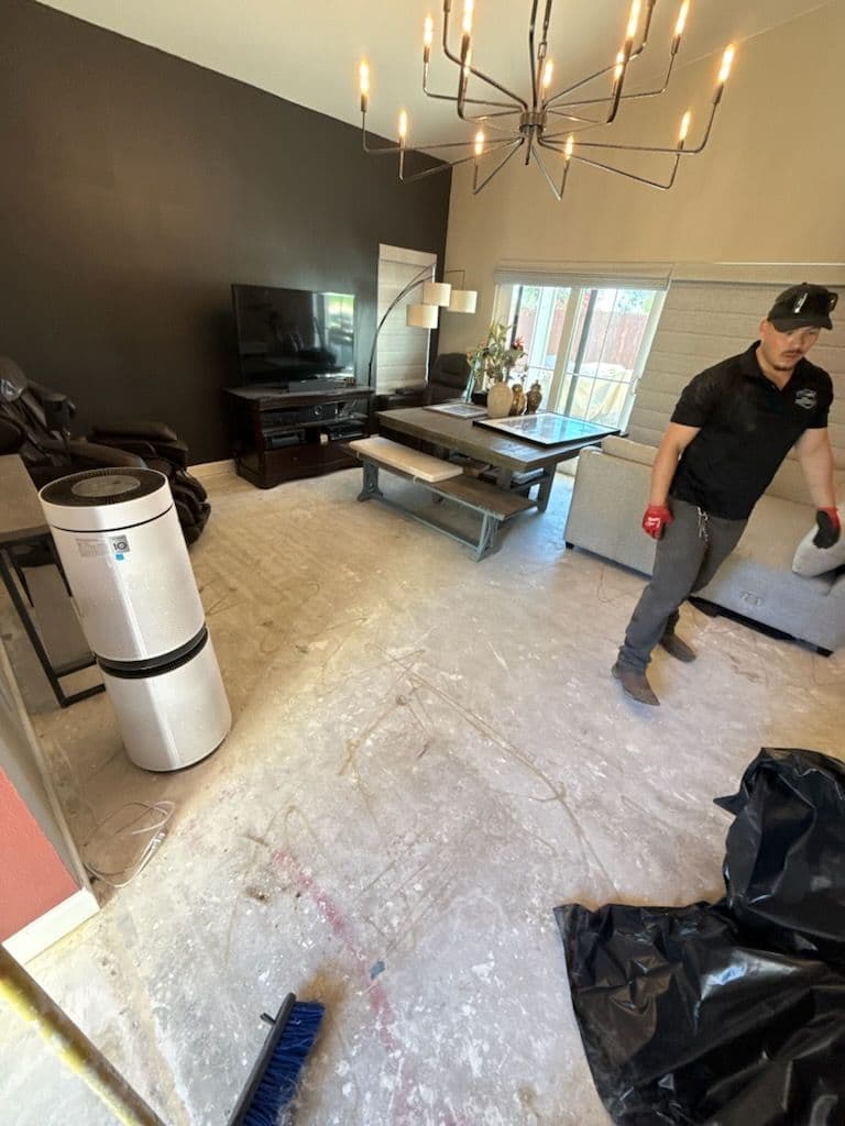 Efficient Living Room Floor Demolition in Glendale CA image