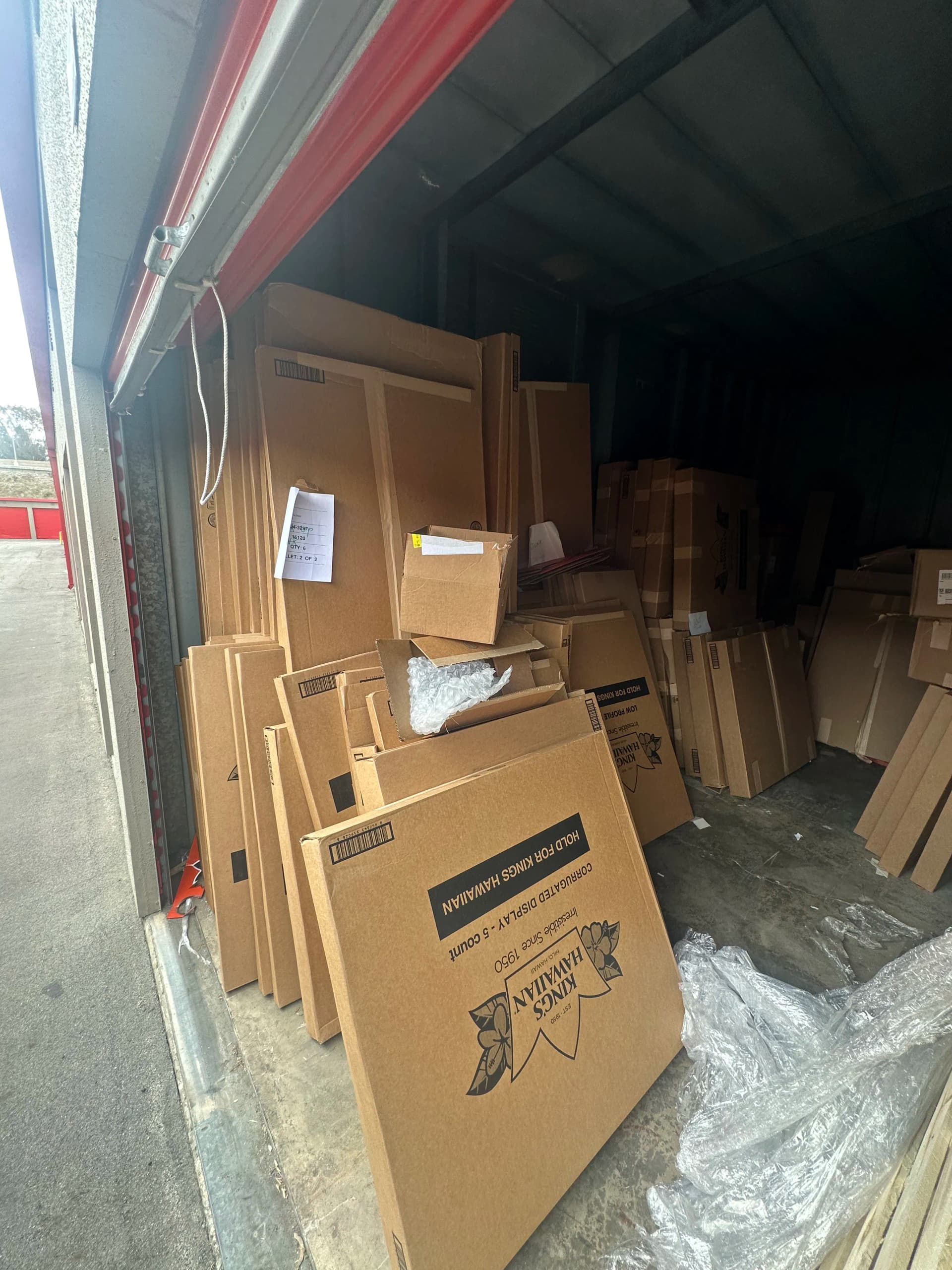 Storage Unit Cardboard Cleanout in Long Beach image